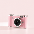 Serolira Compact 4K Camera with Flip Screen, 16X Zoom & Memory Card for Photography & Vlogging
